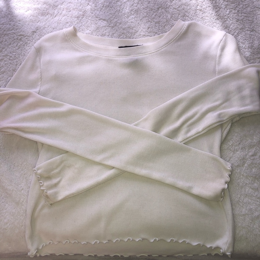 Ruffled Long Sleeve